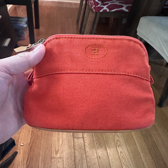 Authentic Hermès Mini Toile Bolide Case pouch - Picture 2 of 13